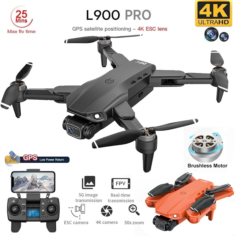 L900 Pro GPS Drone 4K profesio - Drone Racing Camera reseña y precio