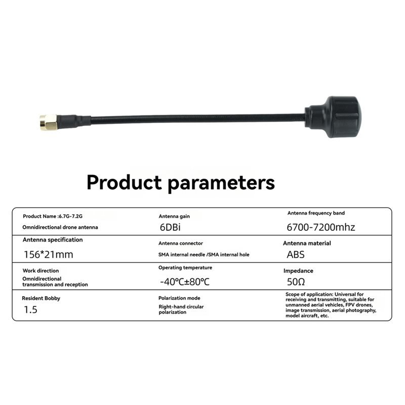 ¡NUEVO! A25P】 Antena SMA de 6. - Drone Racing Antenna reseña y precio