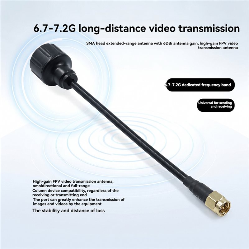¡NUEVO! A25P】 Antena SMA de 6. - Drone Racing Antenna reseña y precio